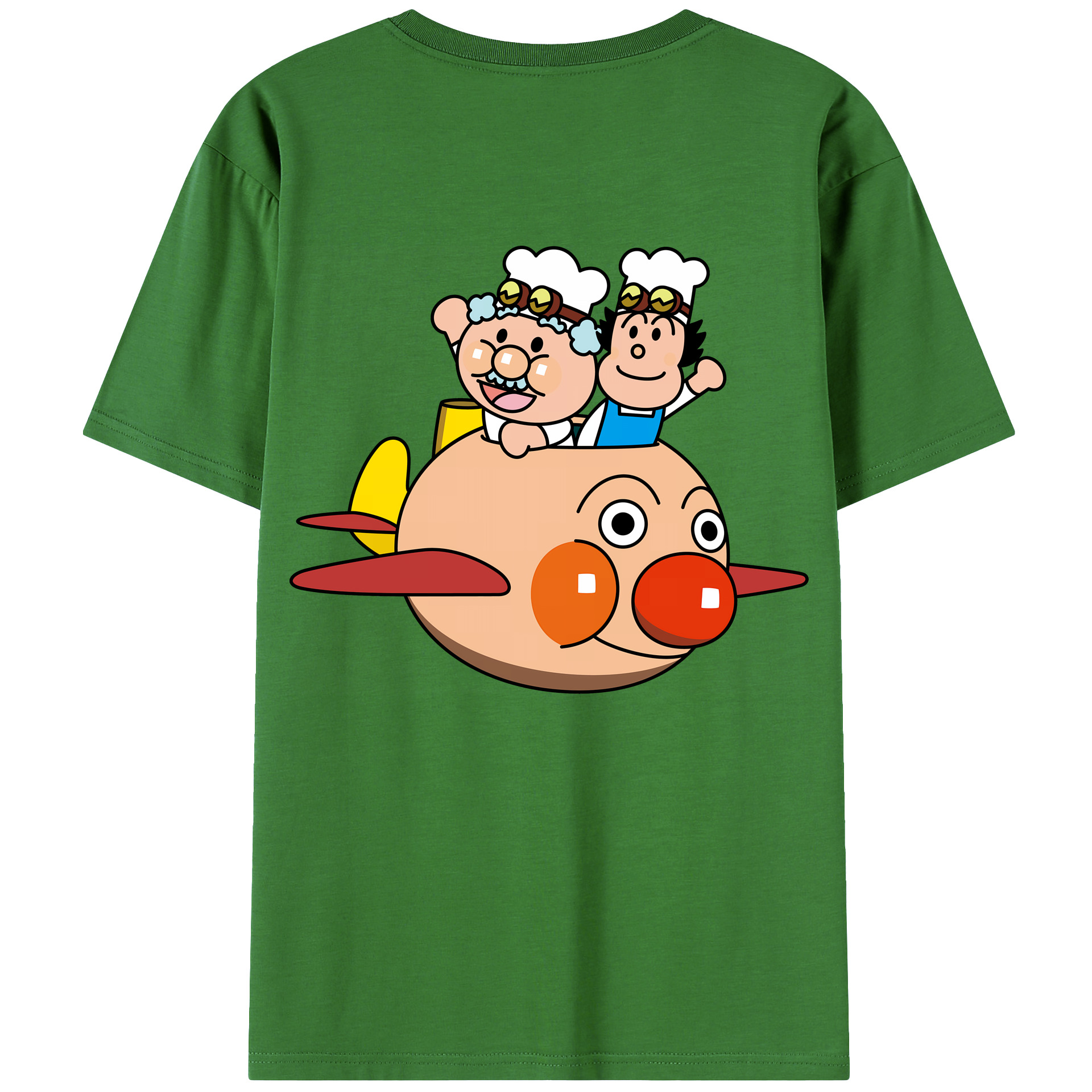 （画像用） アンパンマン Anpanman レディース半袖Tシャツ(バックプリント)